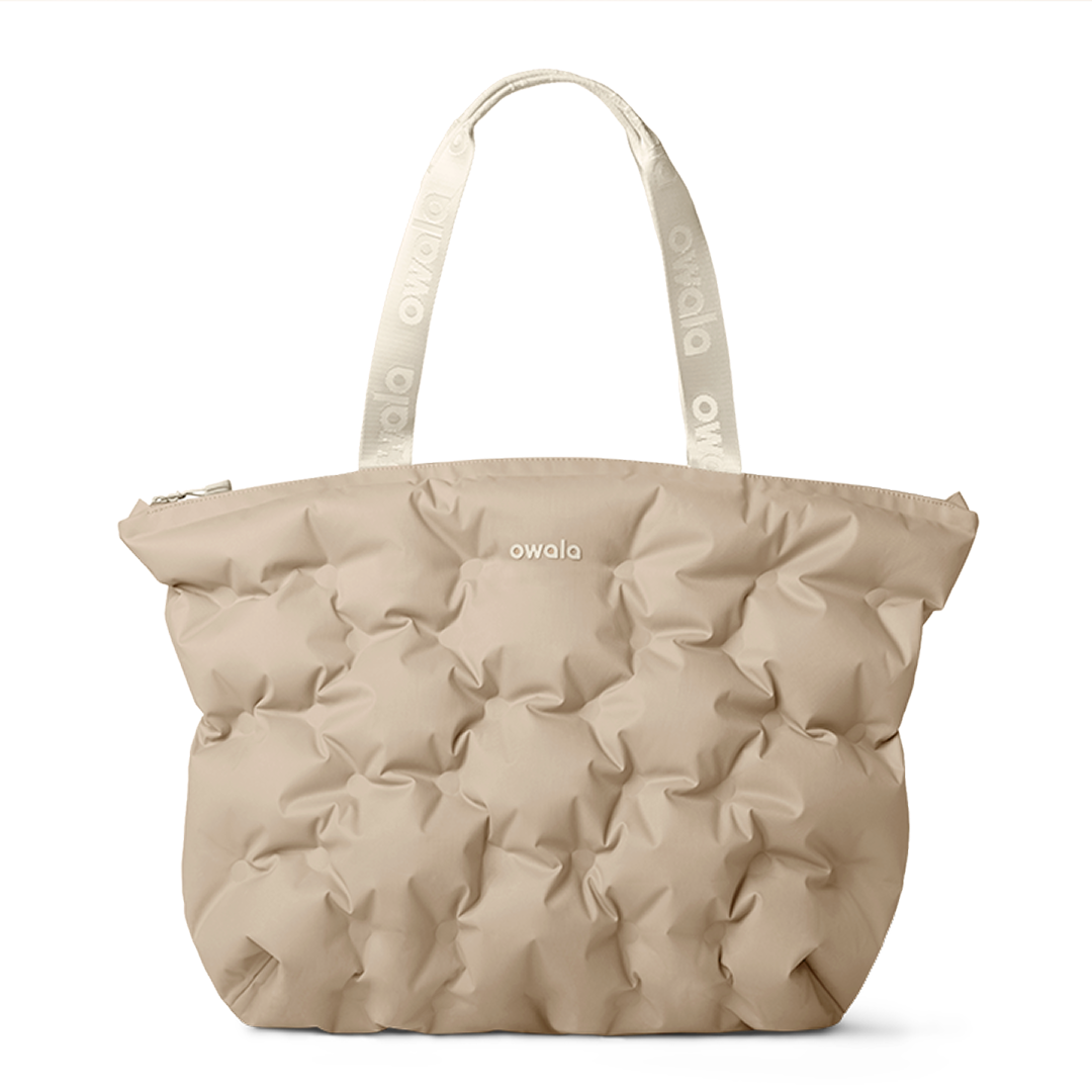 The Cloud Insulated Tote - Polyester / Beige Babe