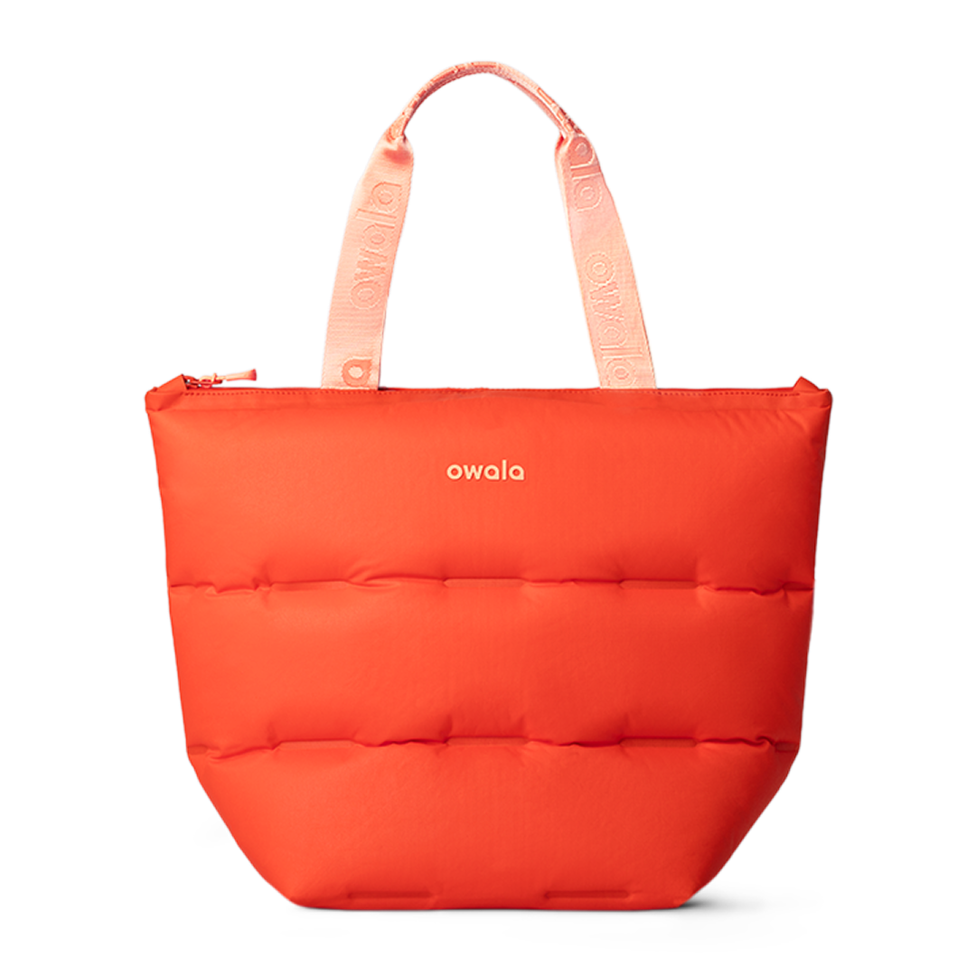 The Puffer Insulated Tote - Polyester / Hot Stuff