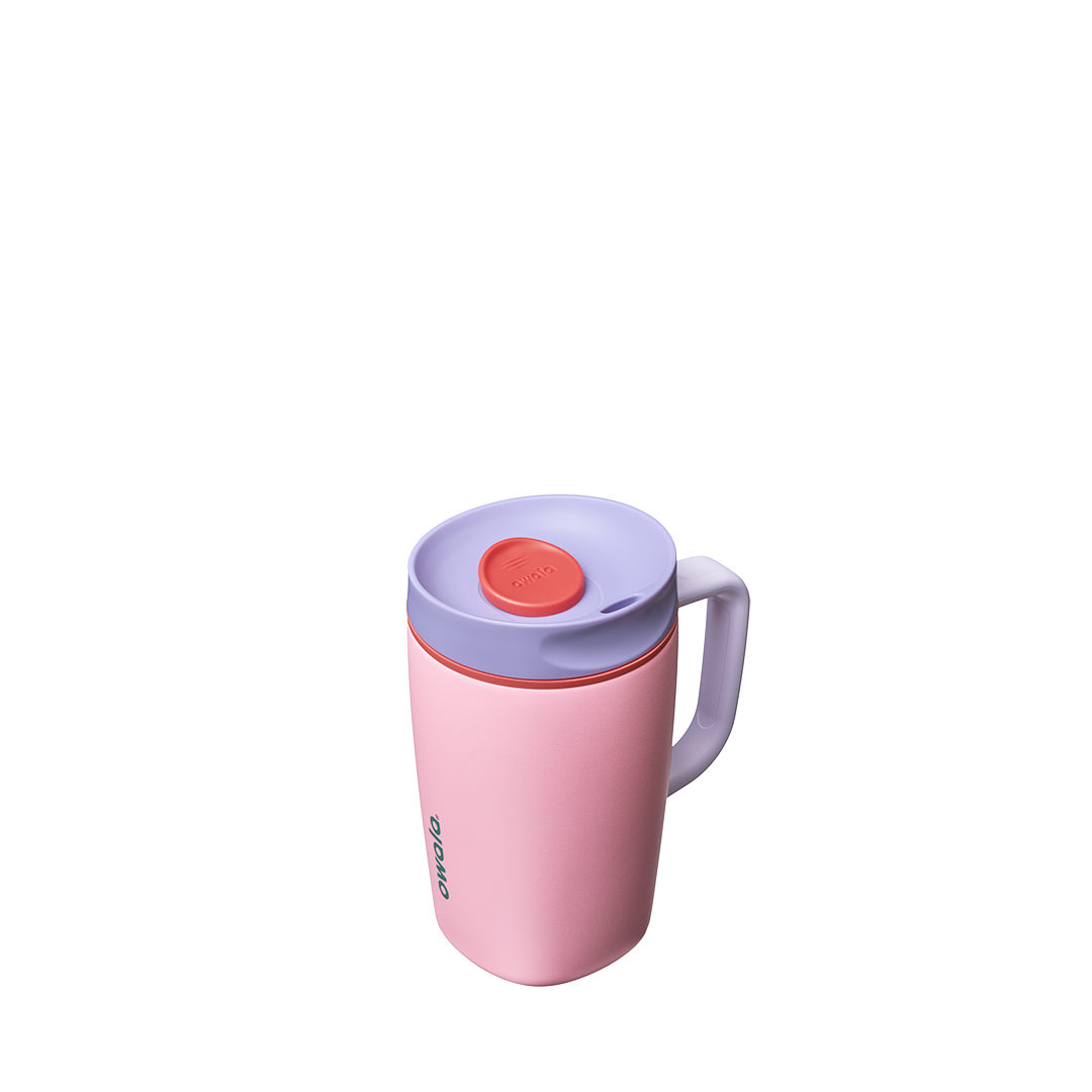 SmoothSip® Slider with Handle - Sugar High / 12oz / Stainless Steel