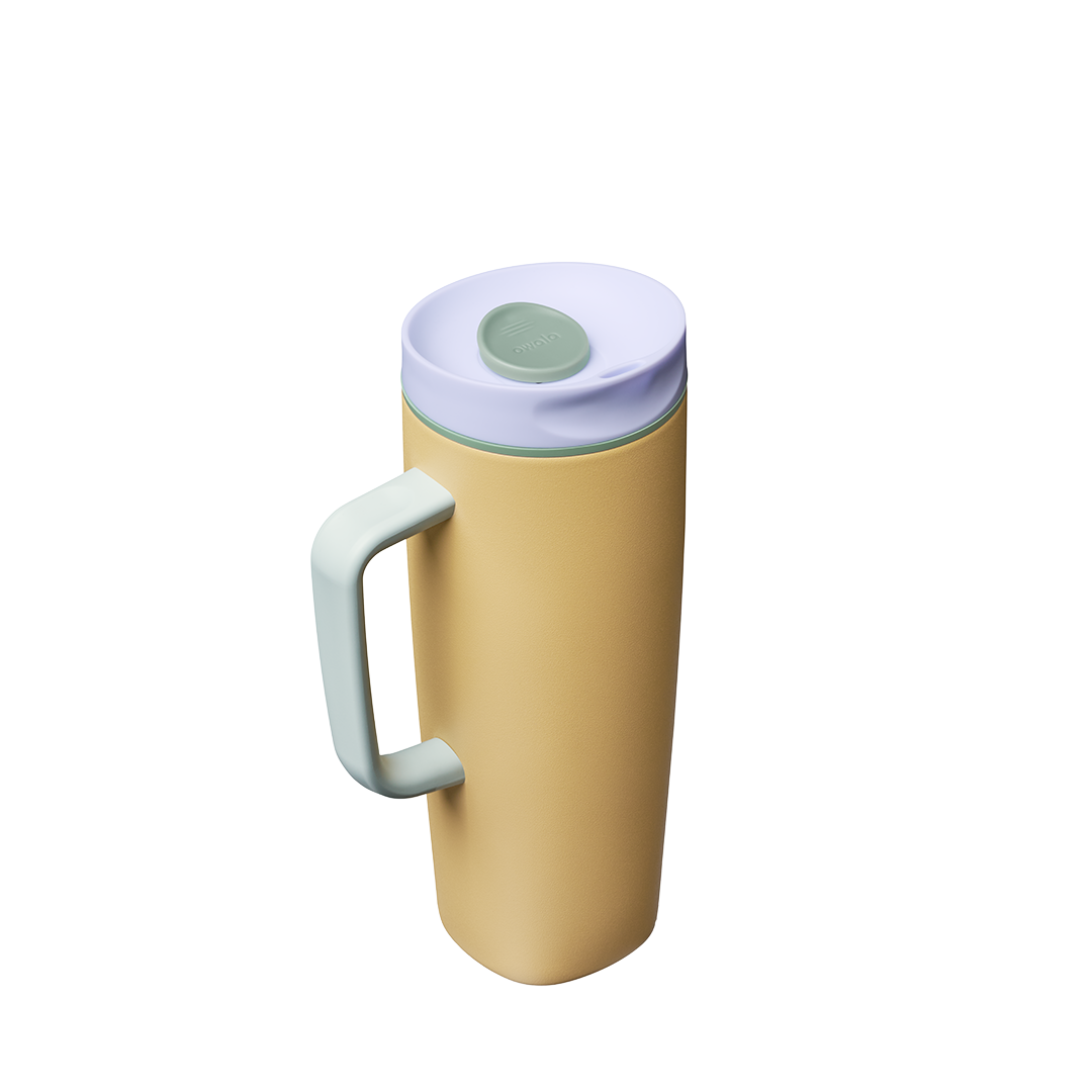 SmoothSip® Slider with Handle - Beachfront / 24oz / Stainless Steel