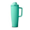 FreeSip Tumbler 40oz 90s Kid, bright teal/mint green body with matching lid and handle