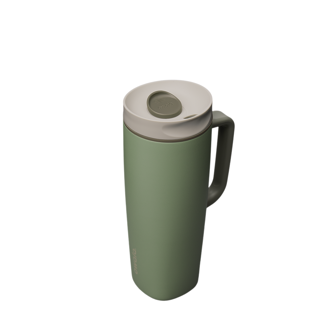 SmoothSip® Slider with Handle - Green House / 24oz / Ceramic