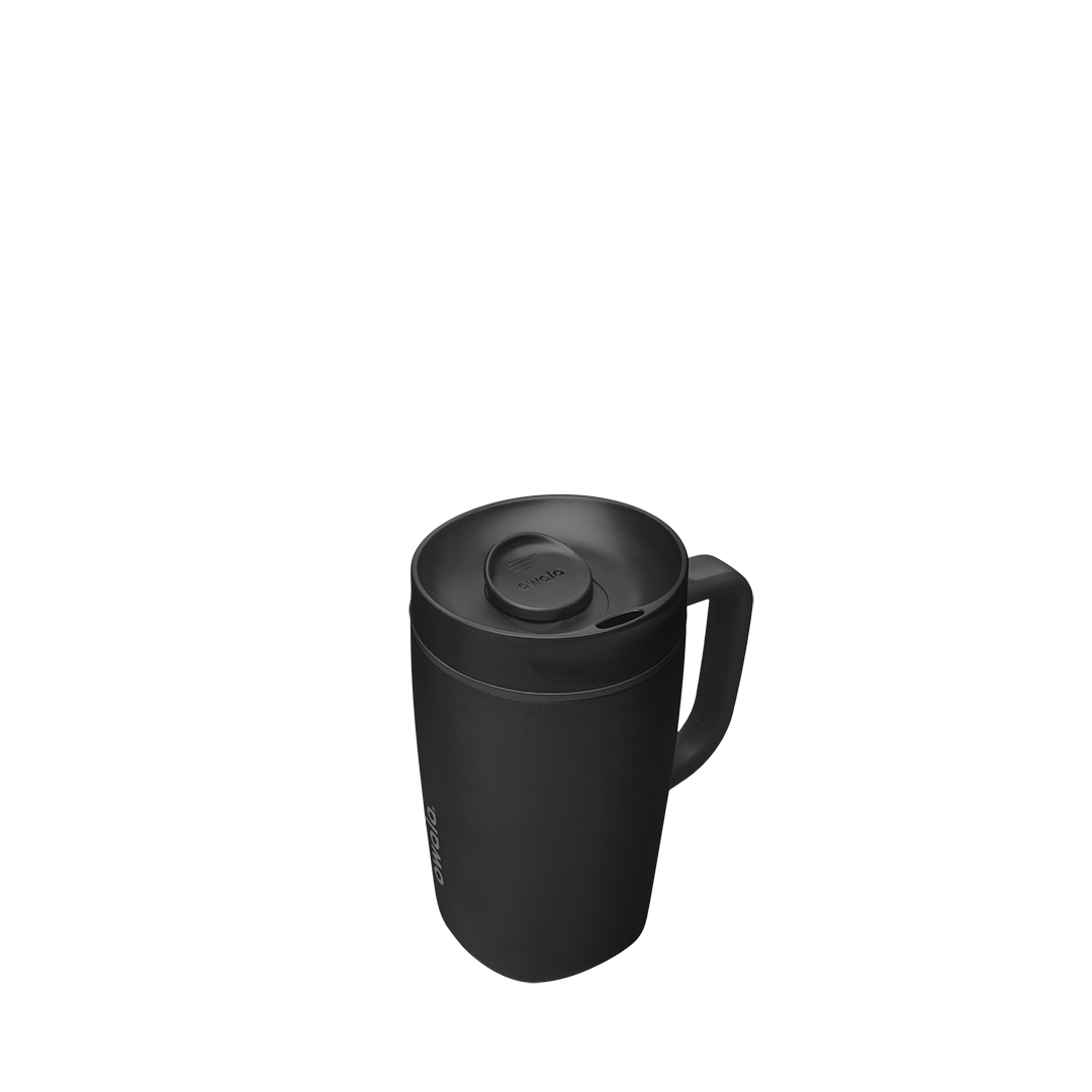 SmoothSip® Slider with Handle - Very, Very Dark / 12oz / Ceramic